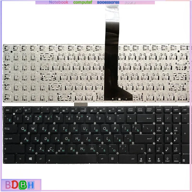 New Laptop Russian Keyboard For ASUS X550 X550C X501 X502 K550 A550 Y581 X550V X550VC F501 F501A F501U Y582 S550 D552C RU Black