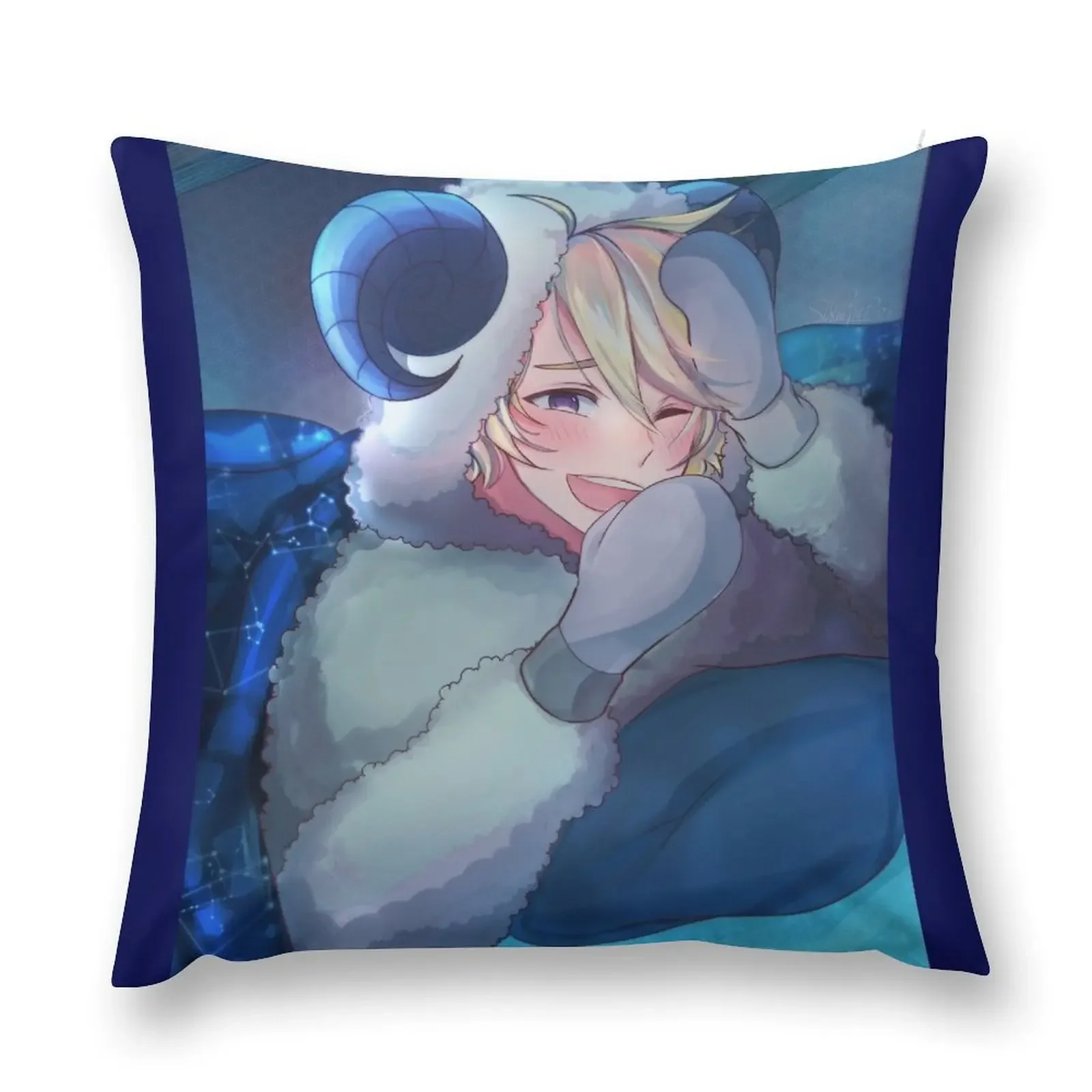 Sleepy Yoosung Throw Pillow christmas pillow case Cushions Pillow Case Christmas