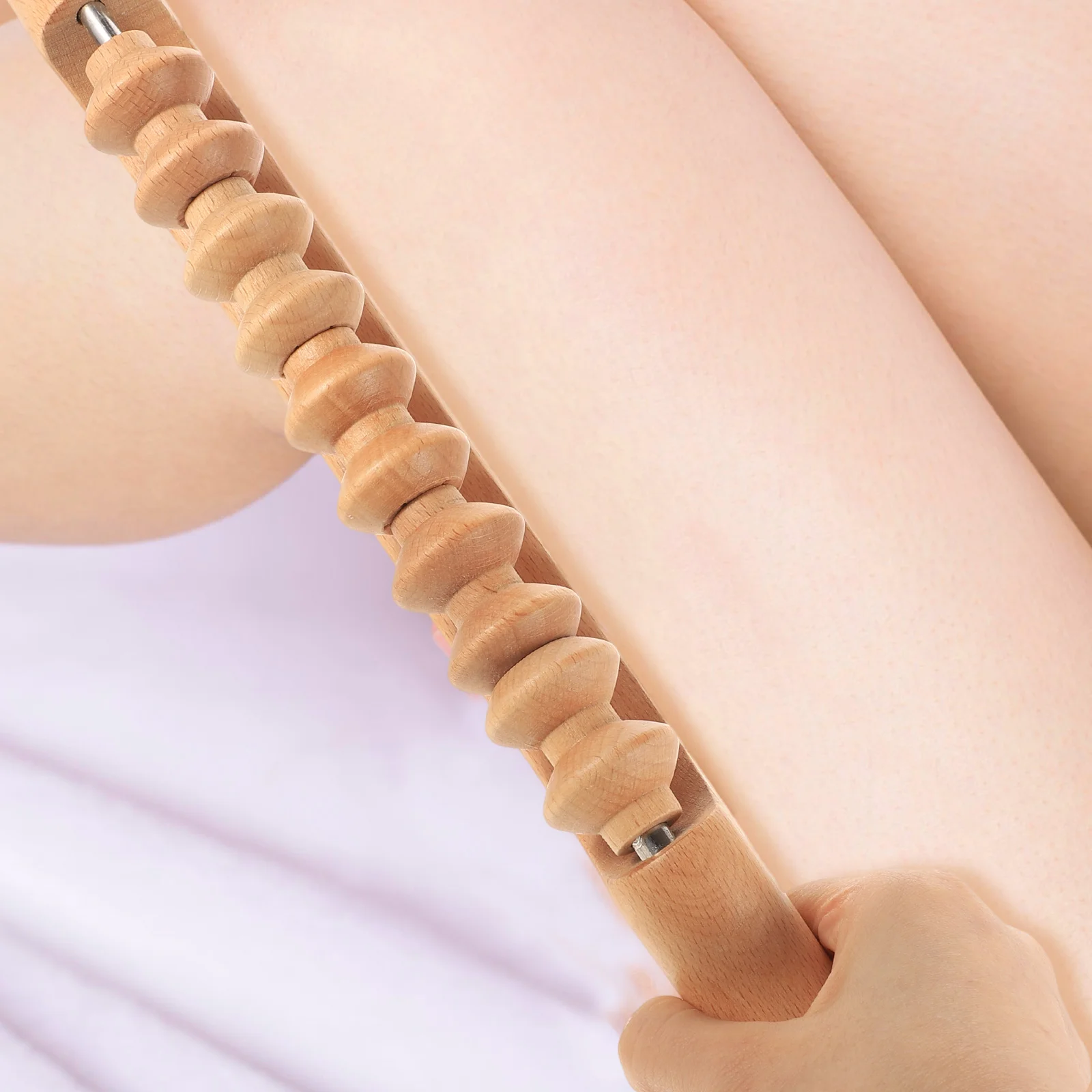 

Wooden Gua Rod Body Massage Roller Scraping Stick Meridian Massager Heating Portable Home Use Muscle Relaxation