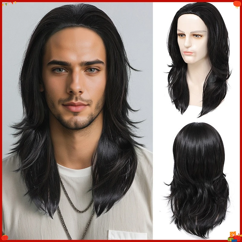 perruque-synthetique-noire-a-couches-superposees-inspiree-de-loki-pour-cosplay-fete-d'halloween-costume-d'anime-resistante-a-la-chaleur