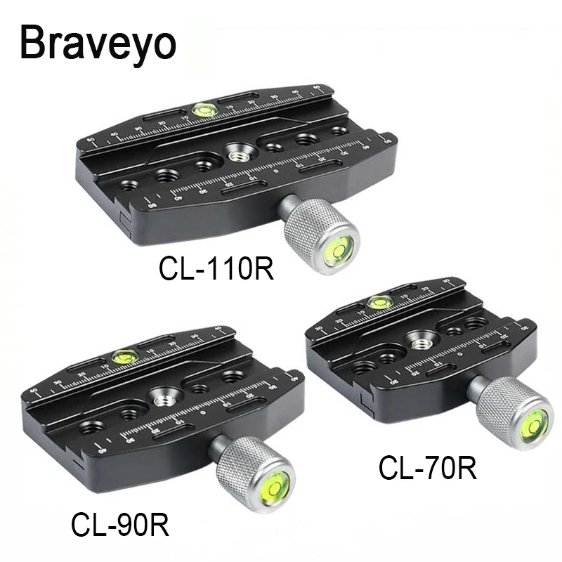 Abrazadera para trípode, abrazadera de placa de liberación rápida, adaptador de montaje monopié para cámara Dslr, accesorios de estabilización de disparo para Arca Standard