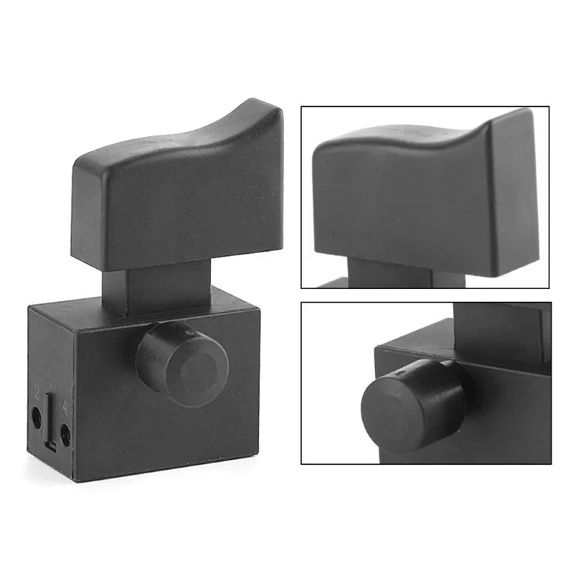 FA262B Lock On Cutting Machine Electric Drill Angle Grinder Switch, Plastic Shell, Easy to Assemble and Operate