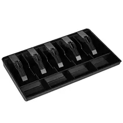 Register Drawer, 5 Grids Store, Take Storage Coin Register, for Supers, Shops, Hotels,Small Business