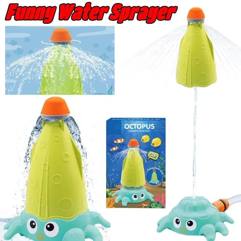 

Octopus Rocket Aerial Water Sprinkler Outdoor Summer Water Toys Games for Kids Children Garden Splash Baby Child Bath Toy Gift