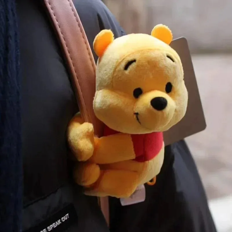 

Disney Kawaii Hug Velcro Couple Backpack Pendant Cartoon Winnie The Pooh Stitch Plush Doll Bag Pendant Children's Holiday Gifts