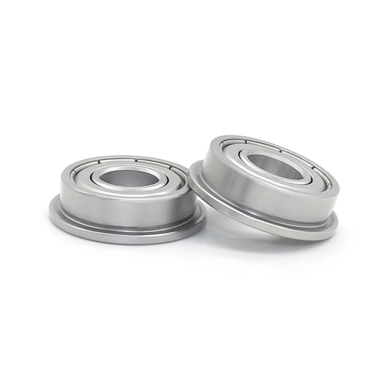 Stainless steel flange bearing SF697ZZ with baffle deep groove ball bearing 7 * 17/19 * 5mm