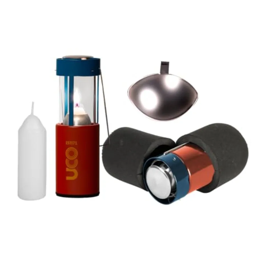 

Оригинальный набор для изготовления фонаря: алюминиевый походный фонарь с 2 аварийными свечами, светоотражателем и ветрозащитным чехлом-коконом для выживания