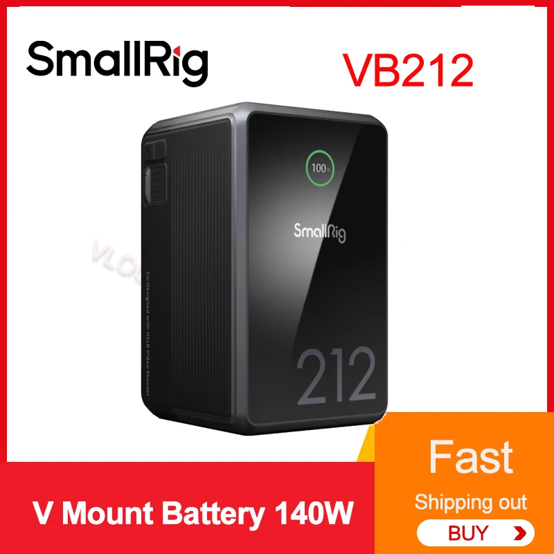 SmallRig VB212 mini V Mount Battery 140W fast charging Multiple interfaces Power Supply For Mobile Phone Camera Power Support