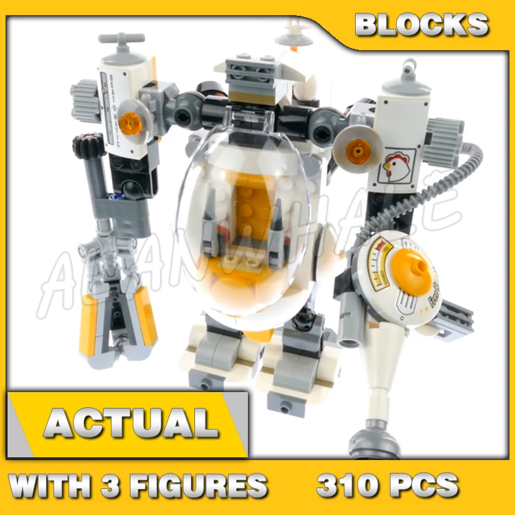 310pcs Super Fighter Mech Food Fight Condiment King Food-firing Attacks 10879 Building Blocks toy Compatible With Model