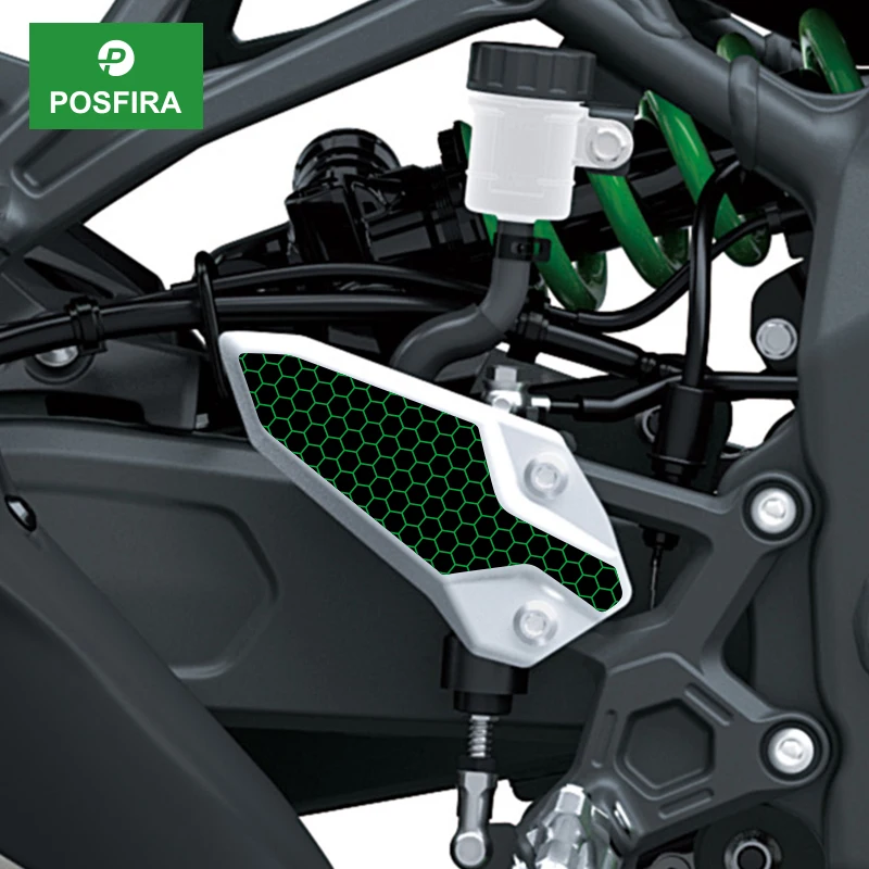 

Наклейки-декали POSFIRA из винила на панель подножки мотоцикла для Kawasaki Ninja ZX4R ZX4RR ZX 4R ZX 4RR 2024 2025 2026 Аксессуары