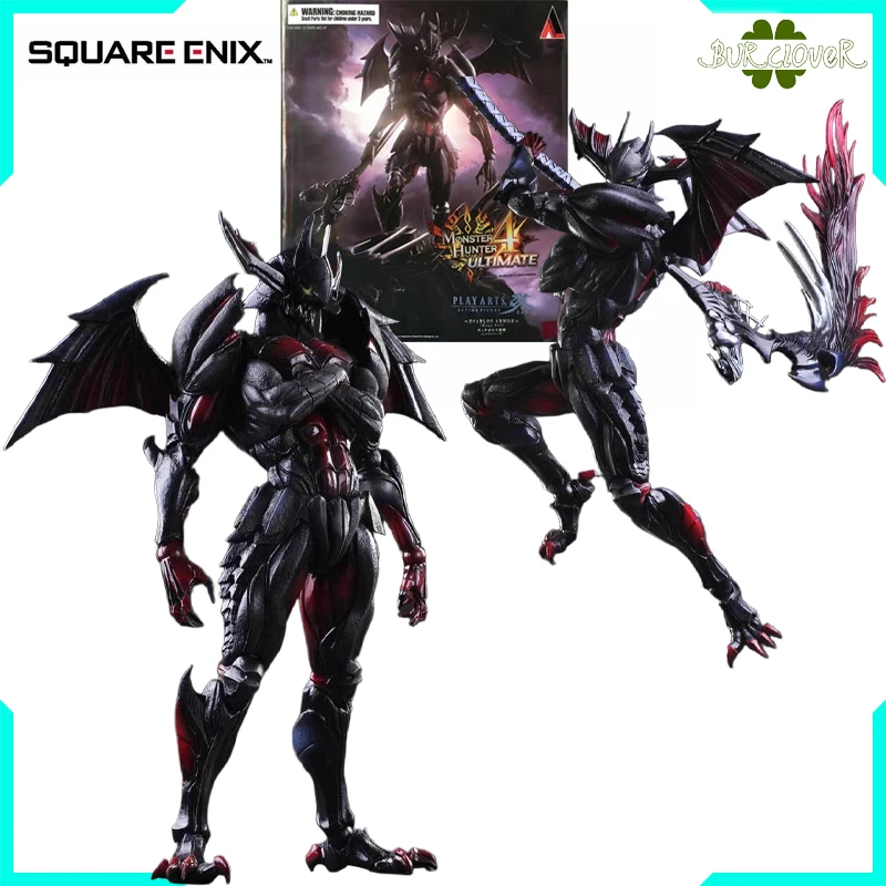 

SQUARE ENIX Genuine Original PAKUMATE MONSTER HUNTER X DIABLOS ARMOR SET BERSERK SERIES Action Figures Toys For Boys Girls Kids