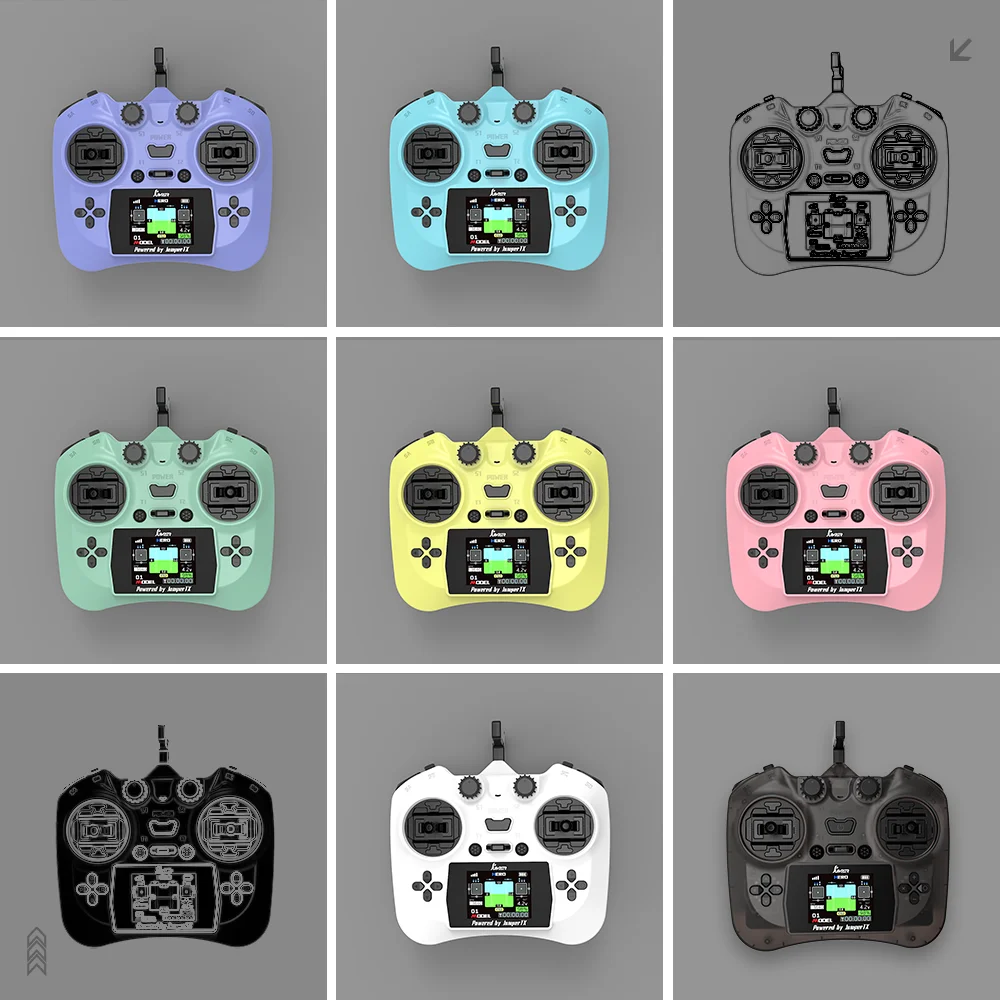 Jumper Trasmettitore schermo a colori intelligente Funzione completa Sensore Hall telecomandato di piccole dimensioni ELRS 2.4G per RC FPV Freestyle Drone