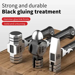 Small multifunctional hammer for carpentry, mini claw, fitter head, octagonal hammer, integrated nail hammer 10 Main Multifunctional Hammer Sales - №5