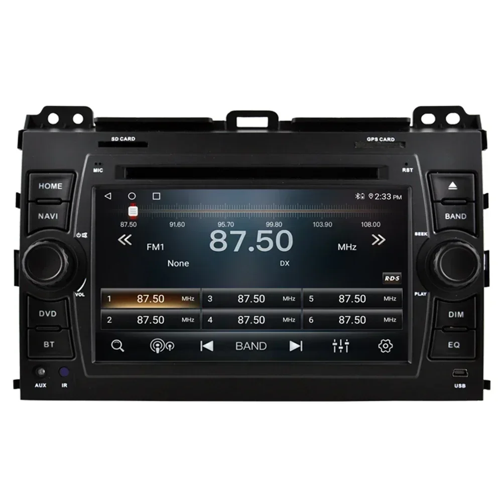 

DSP 5G для Toyota Land Cruiser Prado 120 LC120 GPS автомобильный радиоприемник мультимедийный видеоплеер авторадио Android навигация GX470 с DVD