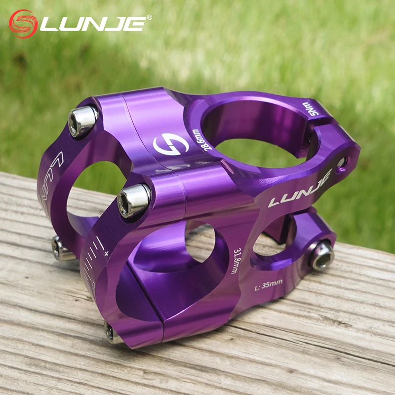 CNC دراجة الجذعية 35mm جسر دراجة الجبلية 31.8mm المقود الناهض سبائك الألومنيوم الطاقة