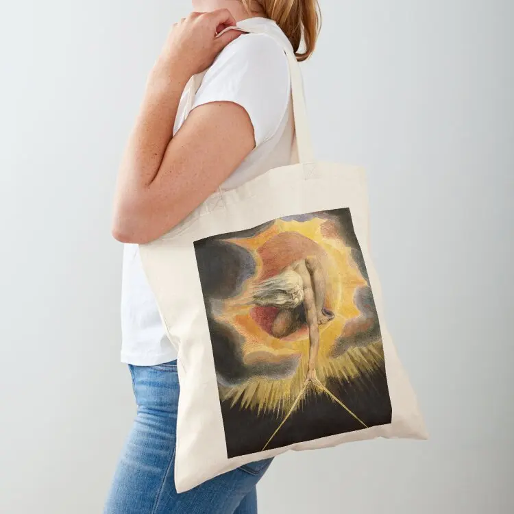 

William Blake Urizen depicted in Blake's watercoloured etching The Ancient of Days. Tote Bag