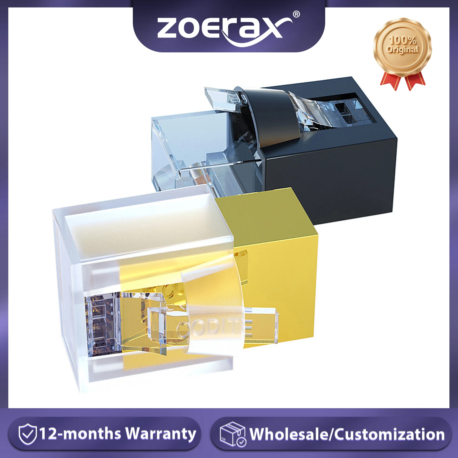 

ZoeRax 100-Pack Ethernet Plug Protector, RJ45 Cable Dust Covers (Ethernet Connector Dust Covers)