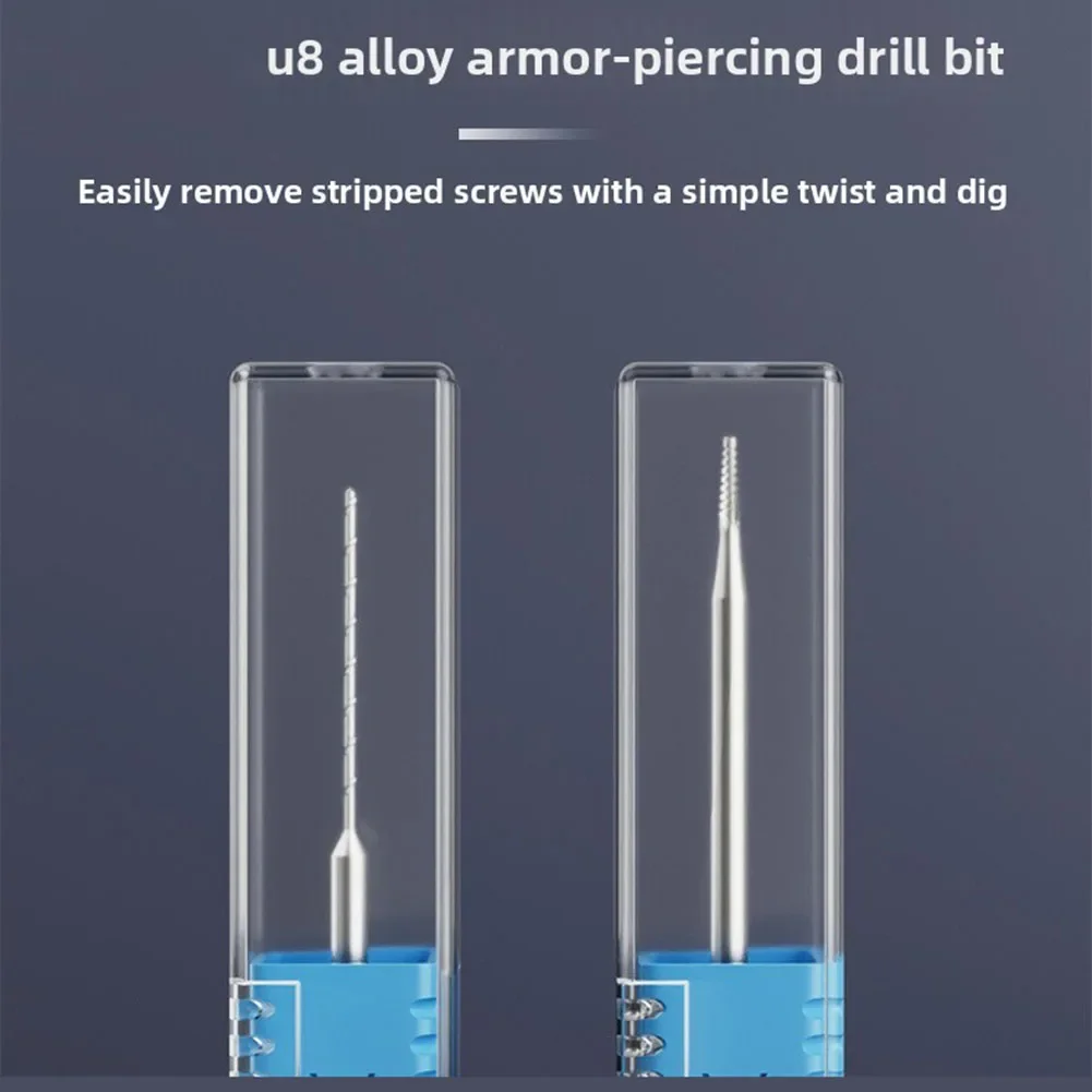 For U8S Alloy Stripped Screw Extractor Drill Bit Set Sliding Thread Removal Tool For Broken Damaged Screws Metalworking Hand Too