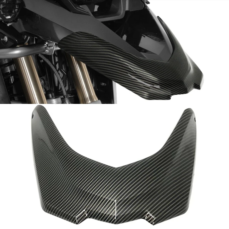

Motorcycle Black/Carbon Look Front Fender Beak Extension Wheel Cover Accessories For BMW R1200GS R 1200 GS LC 2013-2016 2015