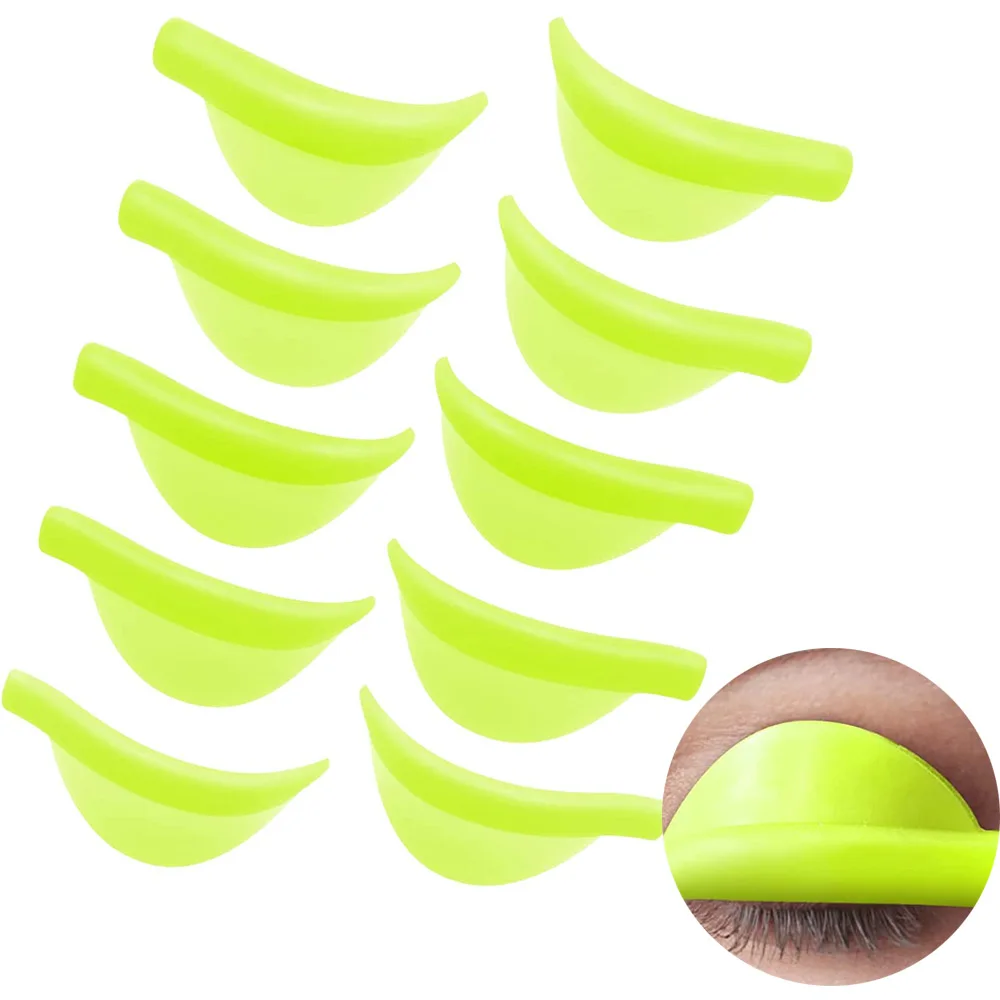 5Pair/pack Silicone Eyelash Perm Pad Recycling Eye Lashes Rods Shield 3D Eyelash Lifting Curler Applicator Makeup Accessories