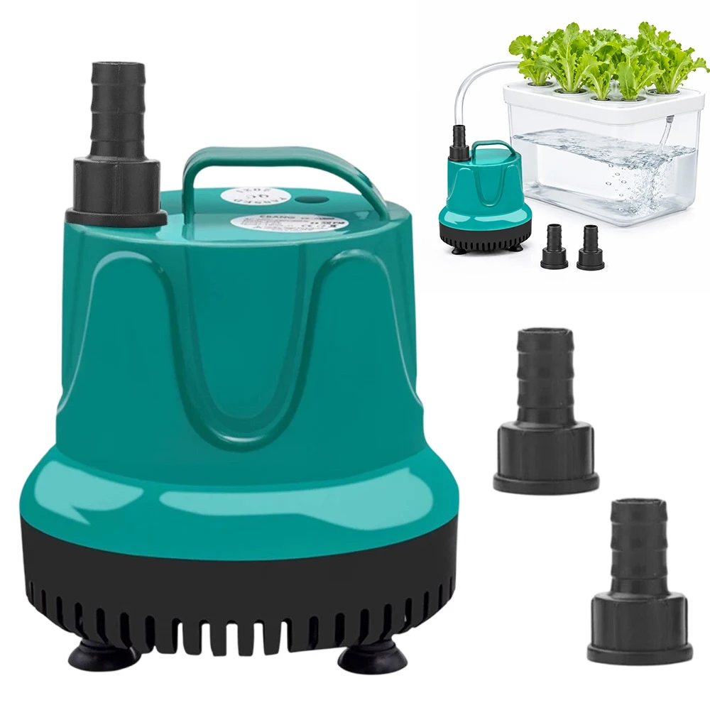 Pompe à eau submersible 25W 220-240V pour aquarium, bassin, fontaine, pompe de circulation ultra silencieuse avec cordon de 1,5m