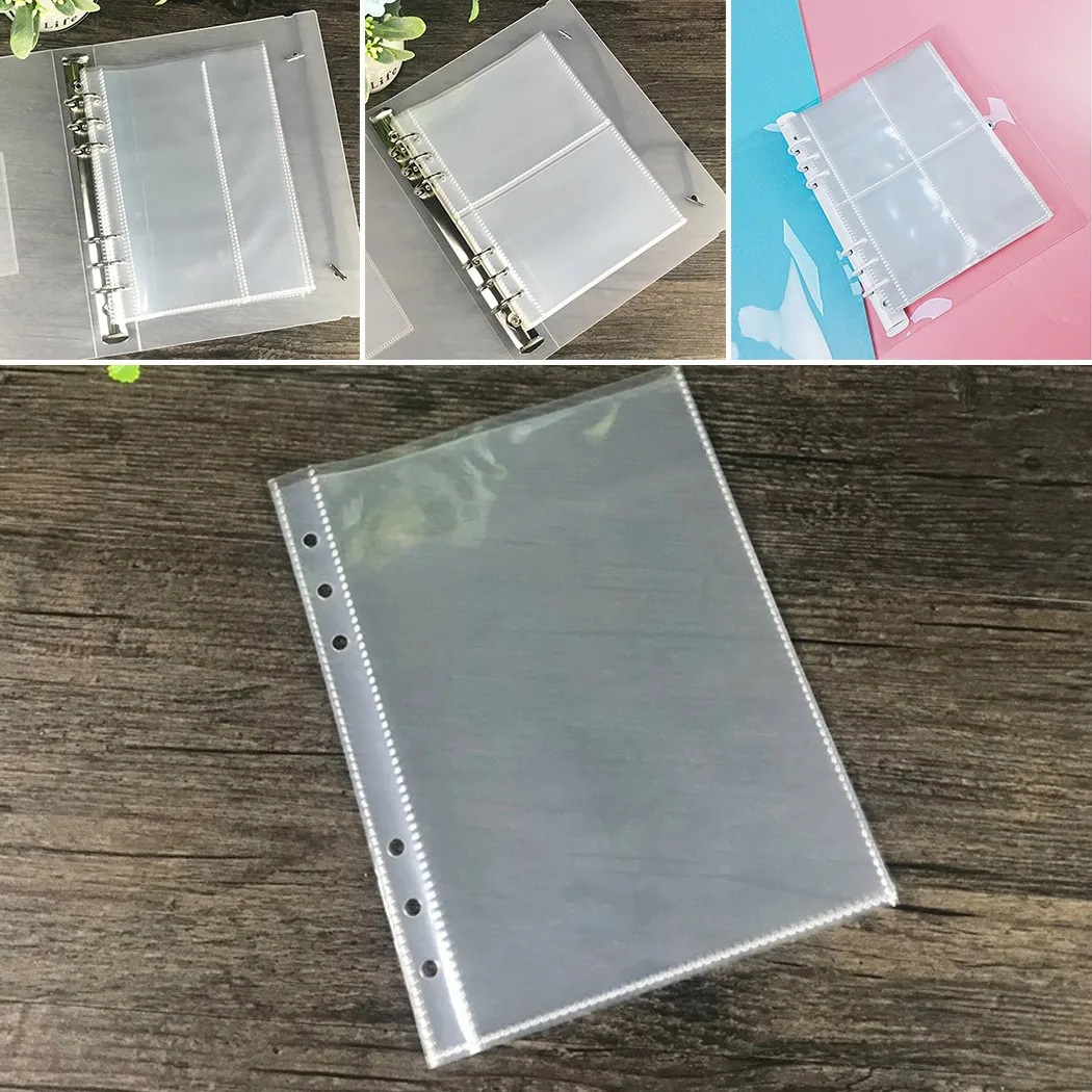 10Pcs Photo Album Inner Pages A5 Photocard Binder Inner Photo Sleeves Kpop Album Pages 15.2*19.8cm