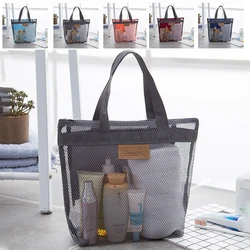 Borsa da viaggio per l'organizzazione della spiaggia borsa da viaggio per l'armadio Organizer per abbigliamento borsa da viaggio portatile per lavaggio all'aperto borsa da viaggio in rete