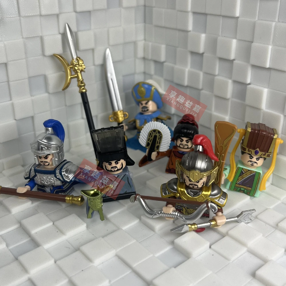 China Masterwork Romance of The Three Kingdoms Movie Building Blocks Model Bricks mini Action toy Figures Toy gift for children