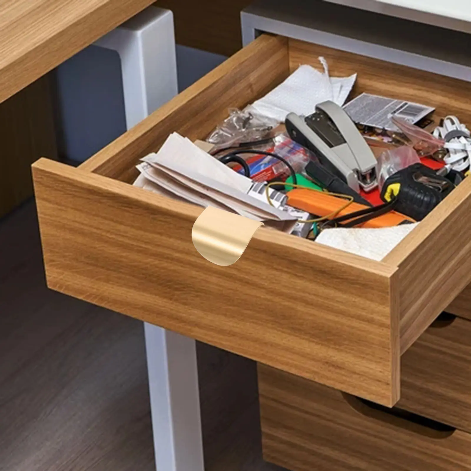 

4 шт. уникальных латунных ручек-листиков для шкафов и ящиков с винтами, прочные, креативные, мебельная фурнитура