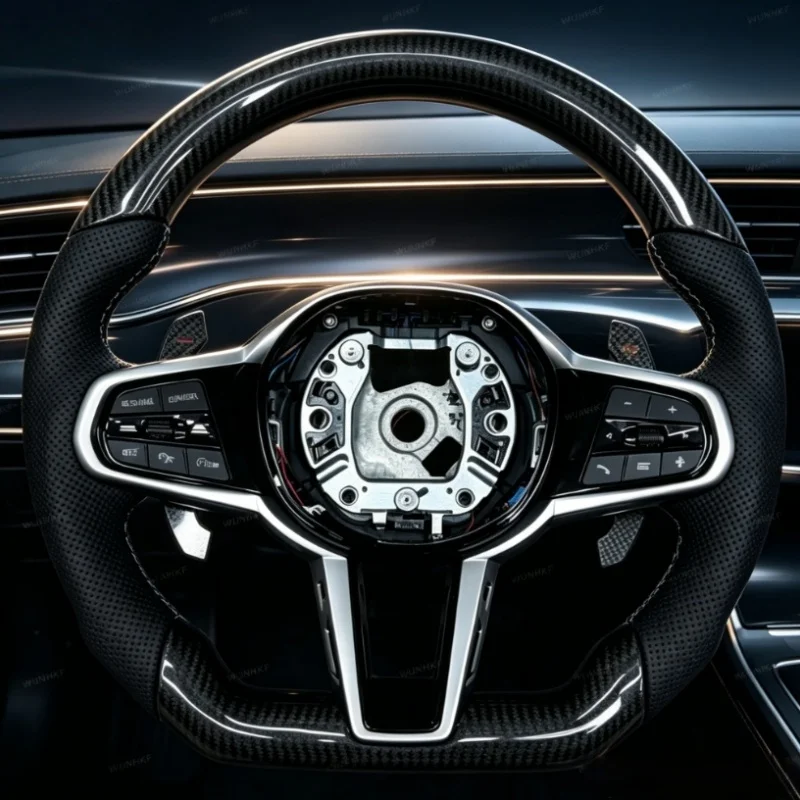 

Carbon Fiber Leather Steering Wheel For BMW G30 G31 G32 G38 X3 G01 X4 G02 M2 G87 M3 G80 M4 G82 G42 G20 G22 G23 G26 LCI M5 F90