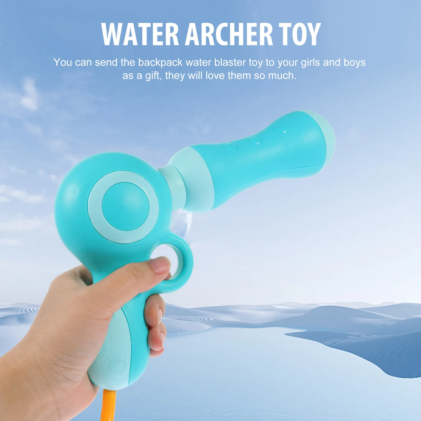 

Набор из 1 шт. Водный рюкзак-распылитель для летних игр на пляже, веселая детская игрушка с яркими мультяшными цветами