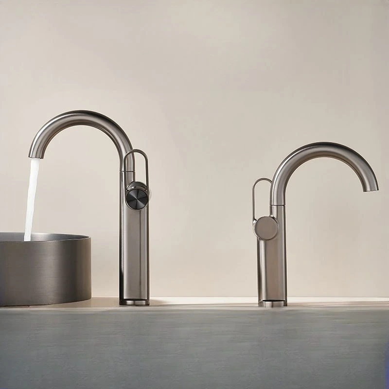 Bathroom basin faucet, wash basin, mixed hot and cold water faucet, household bathroom single-hole faucet