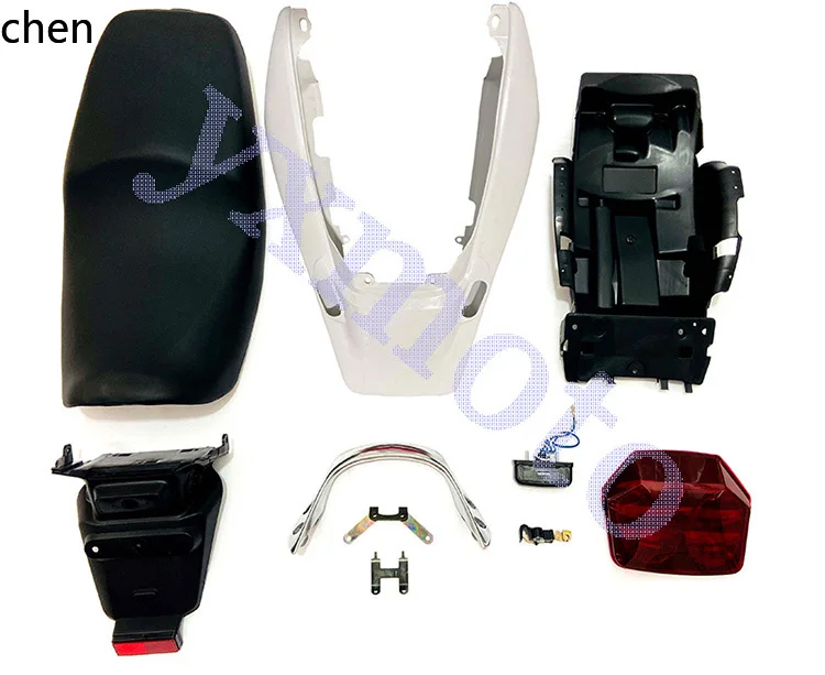 

CP modified accessories tail ten-piece set, rear tail light 3rd generation leather seat, tail wing, seat cushion armrest