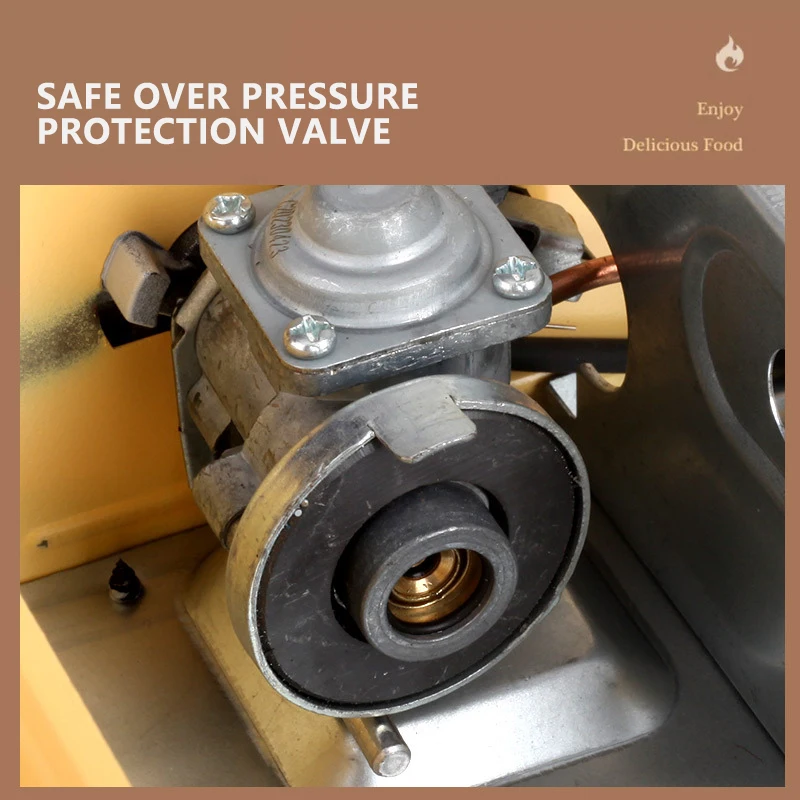 Jetshark Outdoor Kookgerei Camping Gasfornuis Draagbare BBQ Kampeeruitrusting Kookgerei Mini Vierkant Cassettefornuis