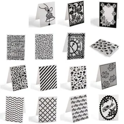 Geometry Embossing Folders for Papers Photo Album Making Card Supplies DIY Plastic Scrapbooking Cutting Dies