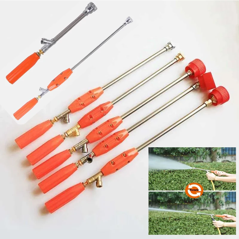 

Outdoor Multi-Function High Pressure Spraying Rod For Electric Sprayer Metal Nozzle Garden Pesticide Spray Watering Can Supplies