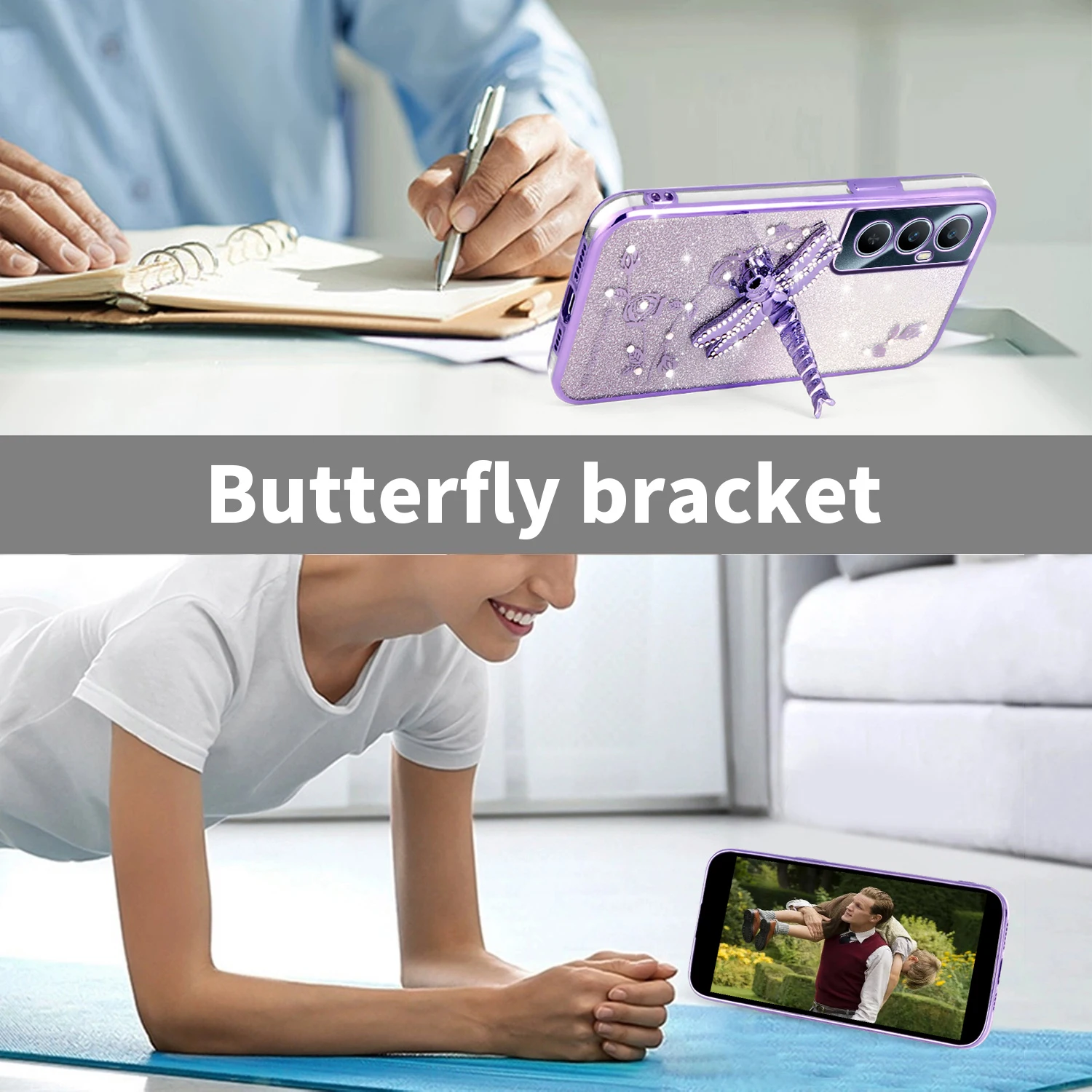 غطاء هاتف مطلي بالجليتر لـ Rea - مراجعة Realme C67 وسعره