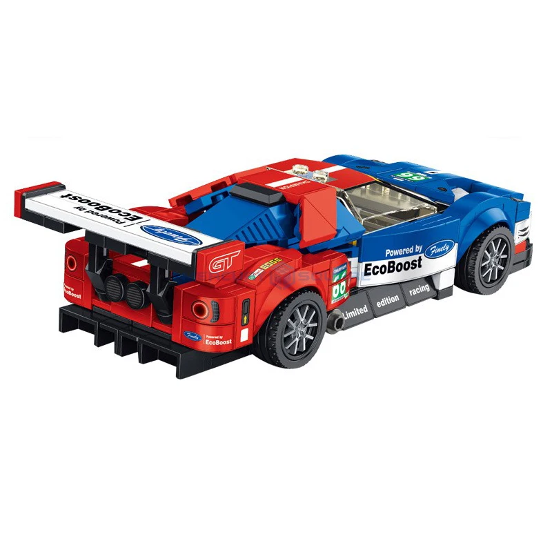 GT Racing Car Model Building Blocks MOC 666036 Sports Car High Tech Speed Series Vehicle Bricks Collection Toy Gift Kids Boys