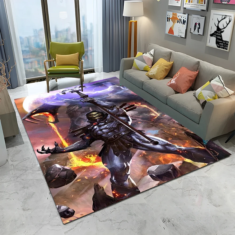 He Man Masters of The Universe Carpet Rug for Home Living Room Bedroom Sofa Doormat Decor,kids Play  Area Rug Non-slip Floor Mat