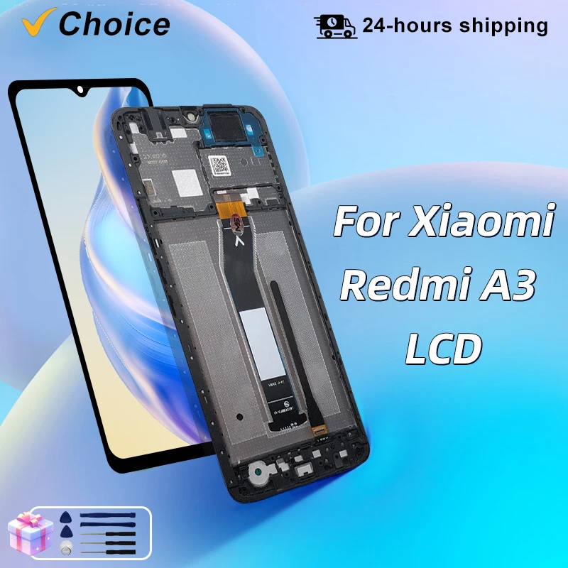 NEUE IPS Für Xiaomi Redmi A3 Display LCD 23129RN51X Touchscreen Digitizer Für Redmi A3 Display Ersatz Teile