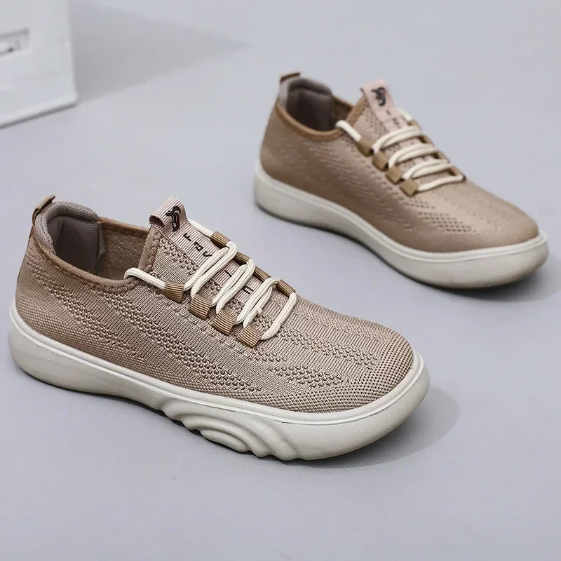 Primavera e autunno nuove scarpe Casual da donna traspiranti con suola morbida resistenti all\'usura e comode scarpe da trekking sportive da donna