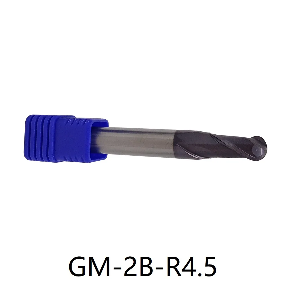 

ZCC GM-2B GM-2B-R4.5 GM-2B-R5.0 2 Flute Ball Nose End Mill