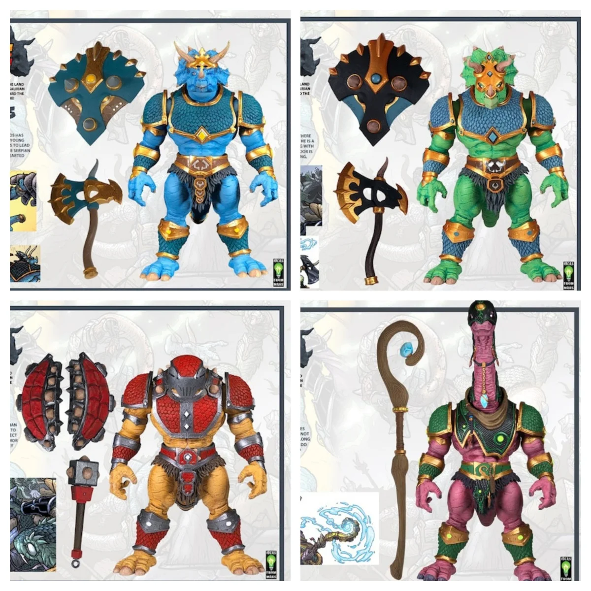 

Официальная фигурка динозавра Mars Studio 1/12 Aiden Guardian Wave 1–8 дюймов (версия для США)