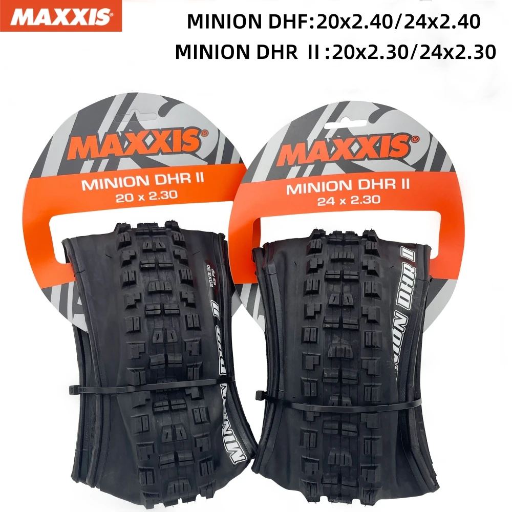 MAXXIS MINION DHF/DHR Ⅱ Mountain Bike Tire Children\'s off-road MTB XC Downhill Puncture Resistant Tires 20x2.3/2.4 24x2.3/2.4