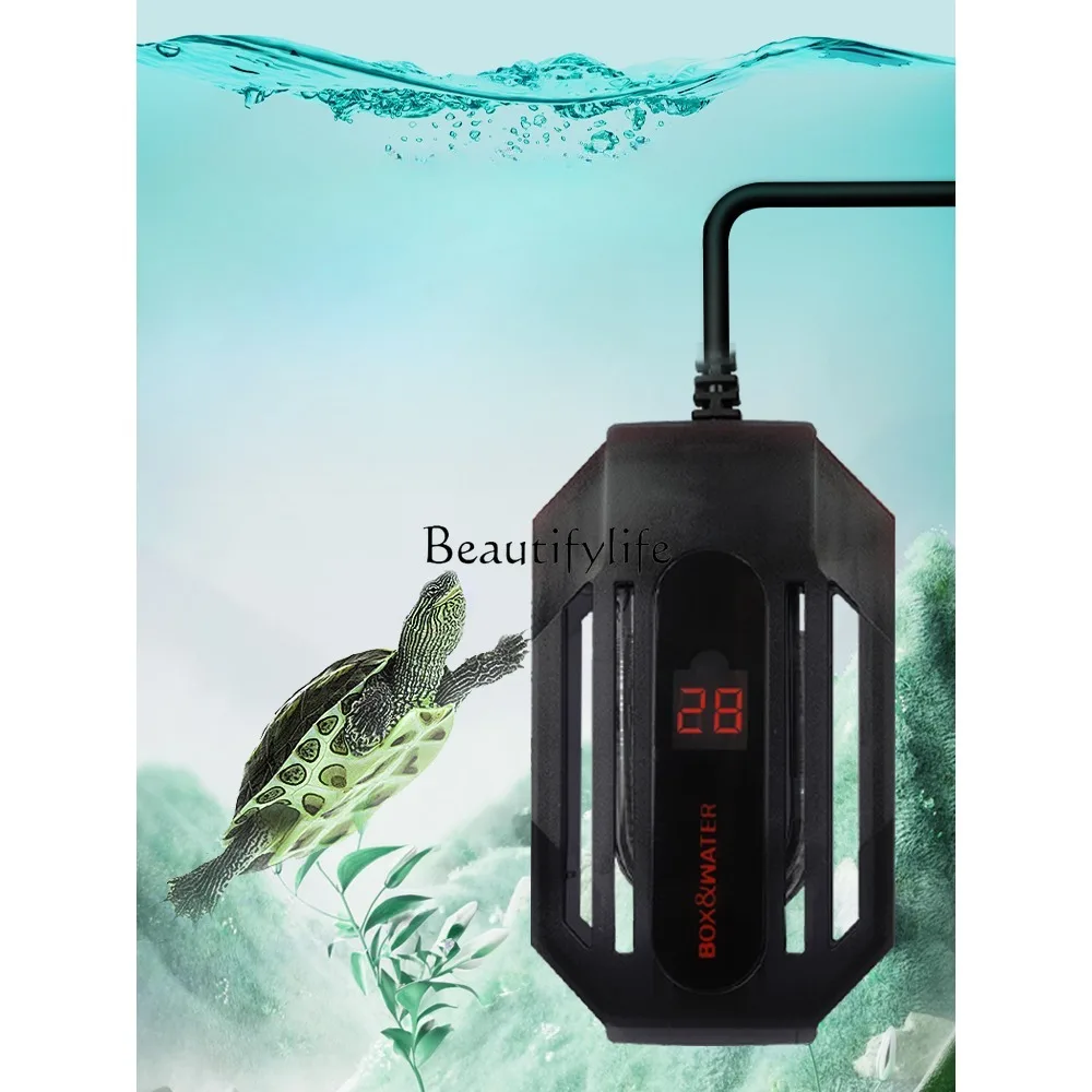 

Turtle Heating Rod Low Water Level Automatic Constant Temperature Turtle Tank Heating Rods Smart Heater