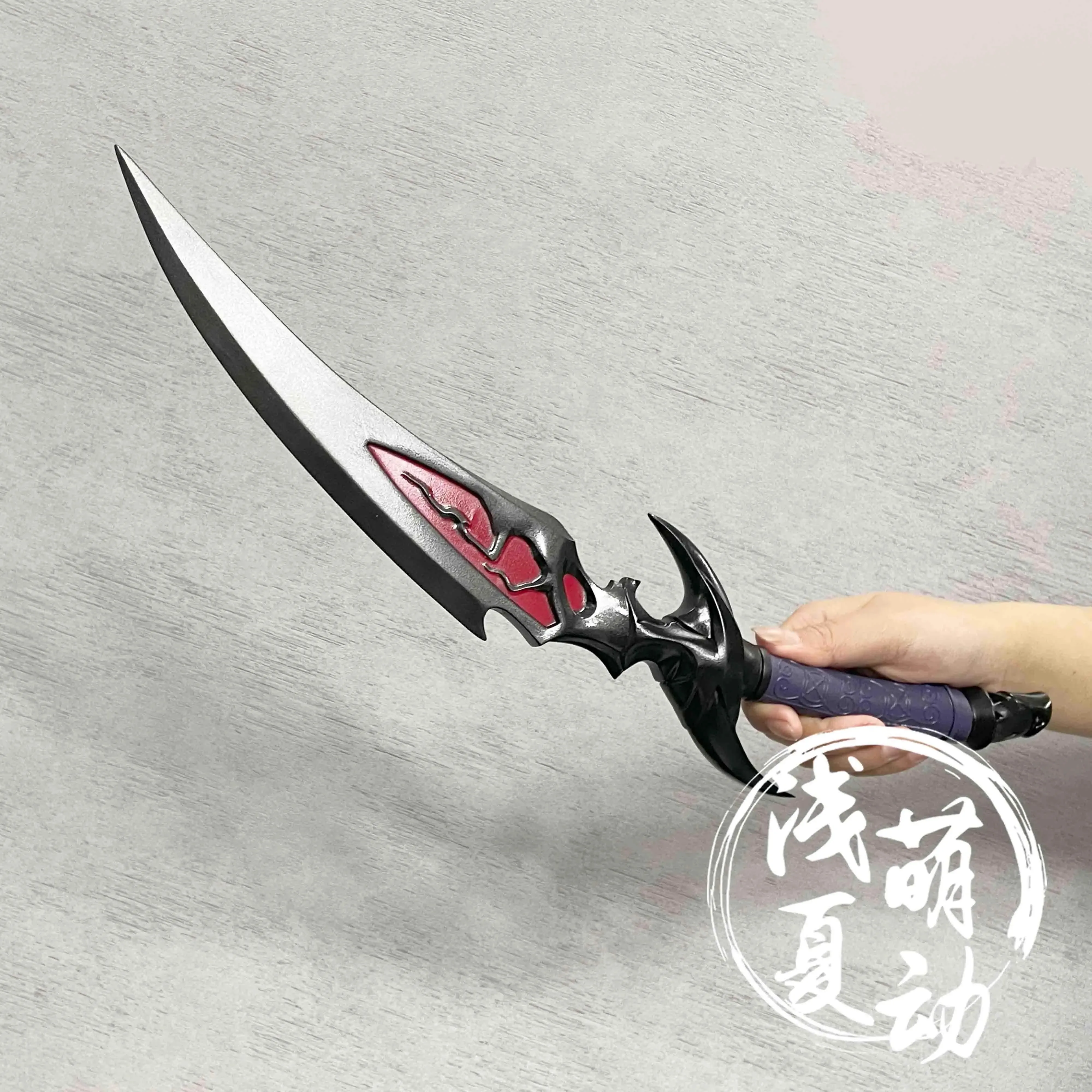 Anime Love and Deepspace Rafayel Cosplay Prop Rose Secret Letter Dagger Stiletto Cartoon Dirk Poniard Cos Accessories Xmas Gifts