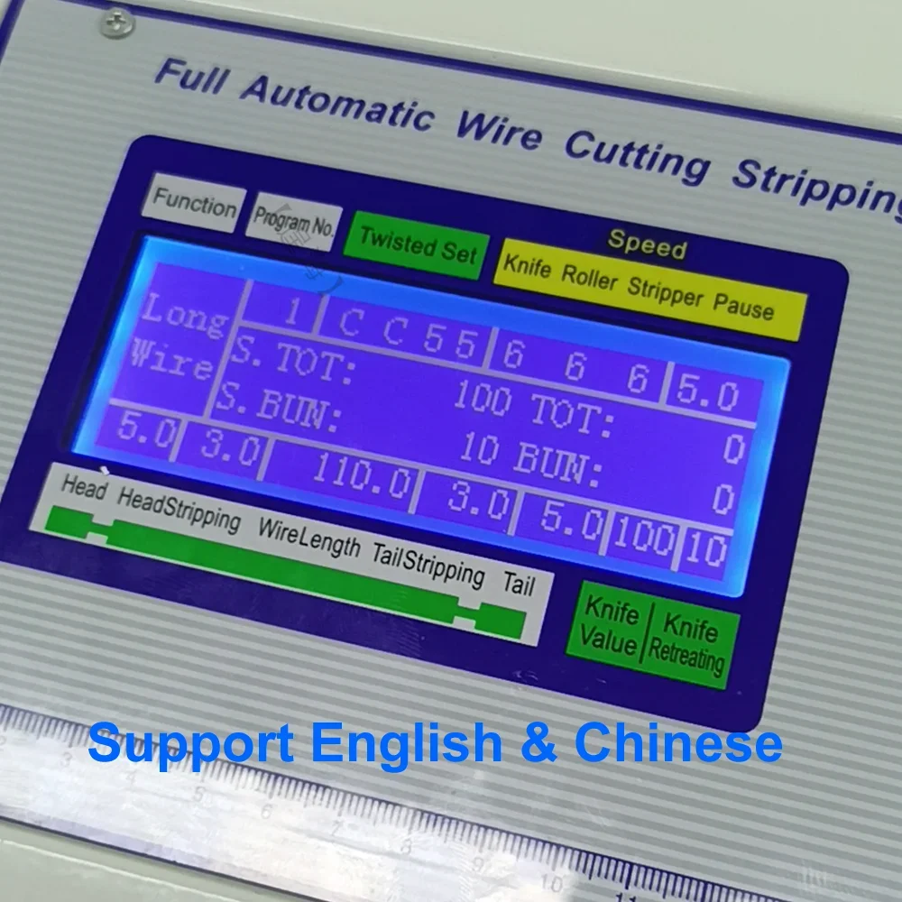 SWT 508 MAX 25 16 MM 2 25 MM 2 Automatic Wire Cutter Stripper Touch Screen Adjus Cle Stripping Peeling