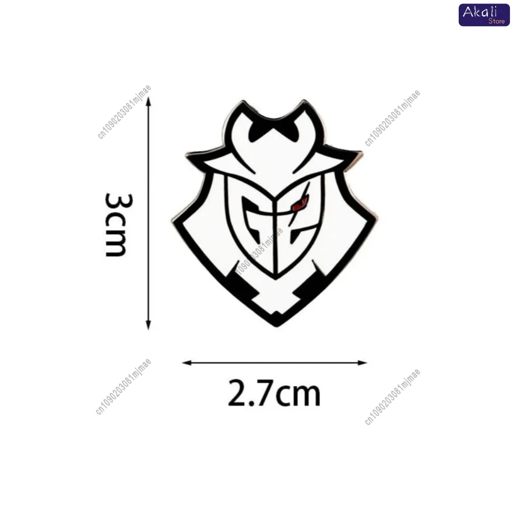 G2 eスポーツクラブバッジファン LOLバッジおもちゃファッション漫画ジュエリーバックパックと帽子アクセサリーゲーマーファンギフト