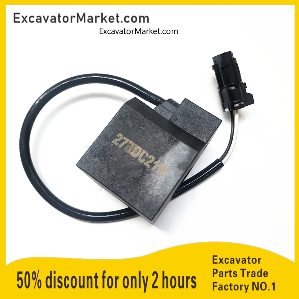 

For Hyundai R55 150 210 220 225-5 Excavator Pilot Solenoid Valve Coil Proportional Solenoid Valve Coil Excavator Accessories