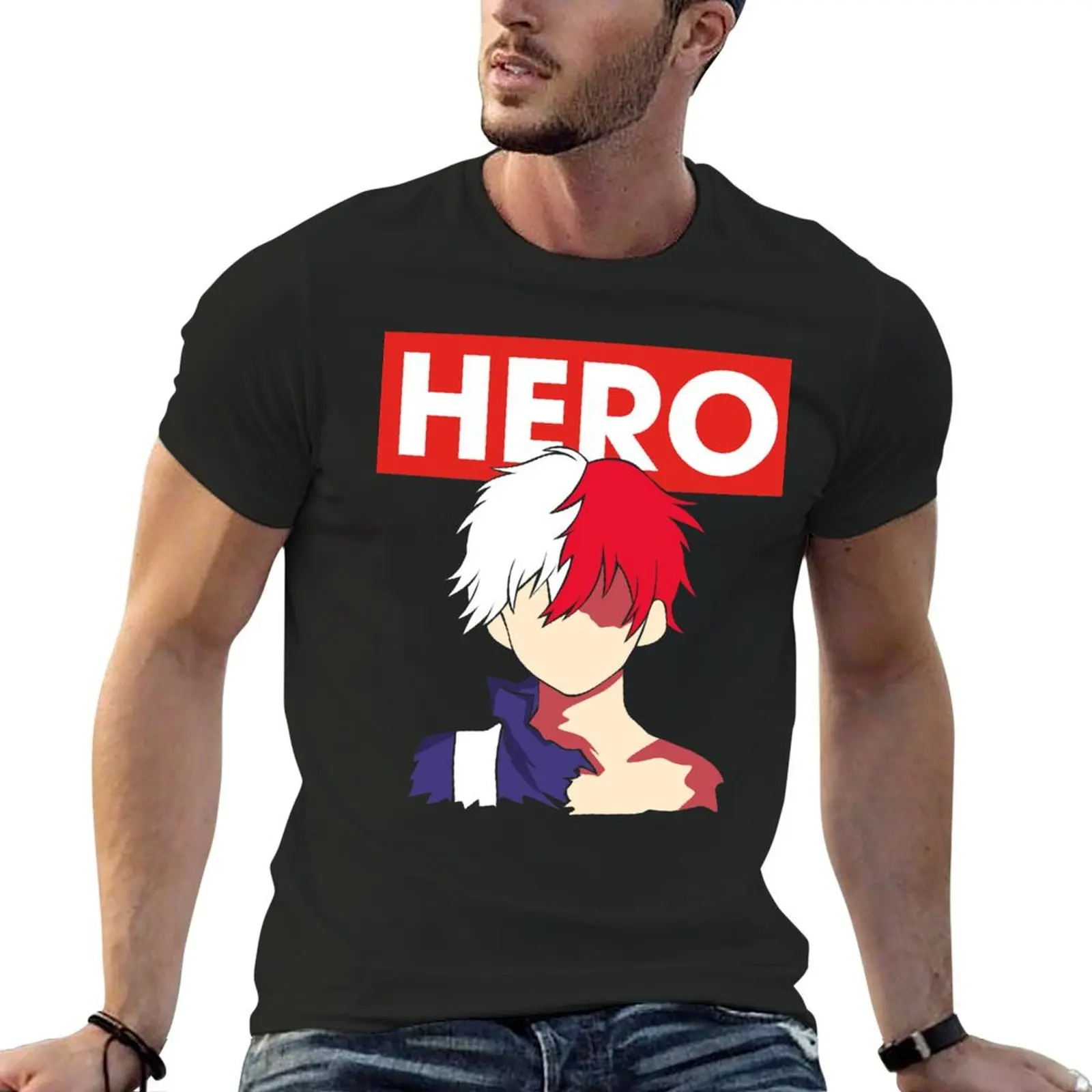 

Shouto hero T-Shirt Blouse anime tshirt anime tops fitted t shirts for men